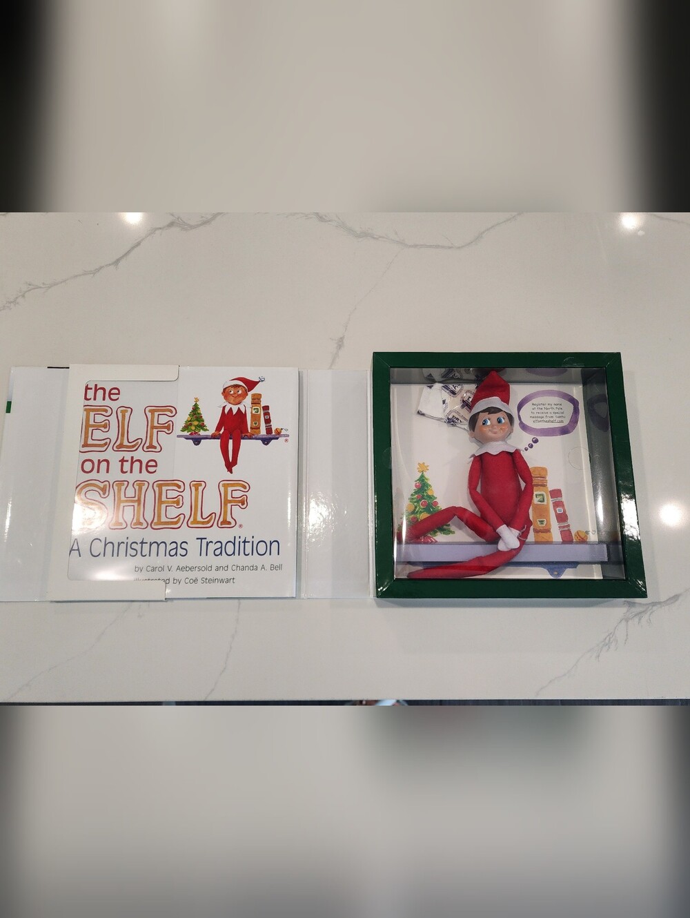 New In Box Elf On The Shelf Story Book & Boy Doll Set